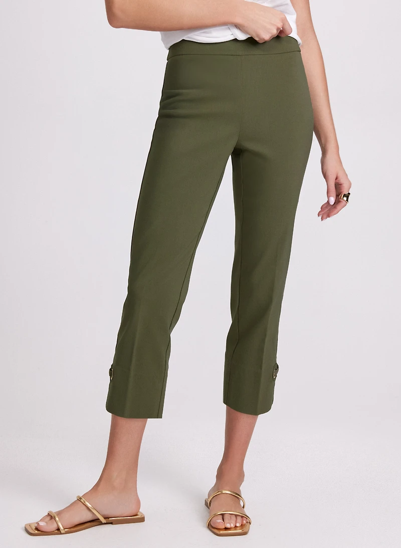 Pull-On Bengaline Capris