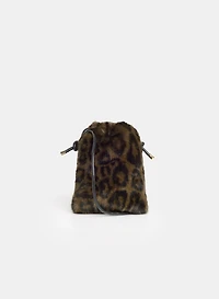 Faux-Fur Phone Bag