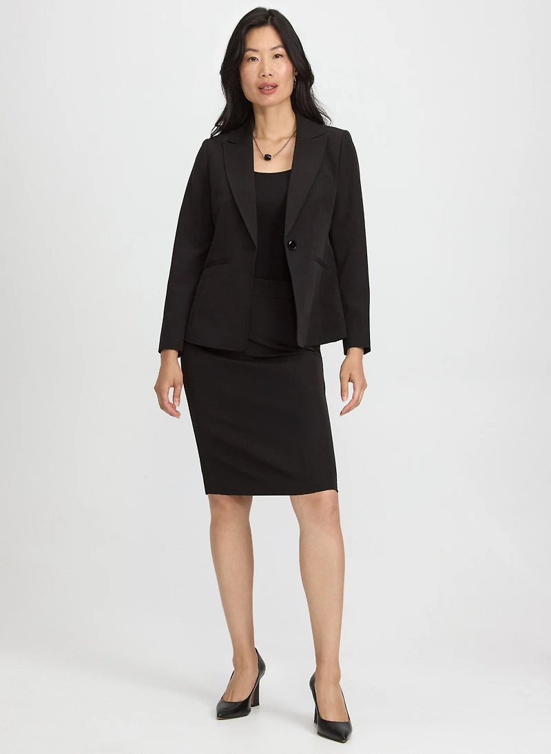 Blazer à simple boutonnage