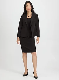 Blazer à simple boutonnage