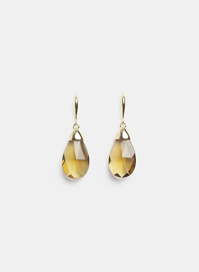 Teardrop Stone Earrings