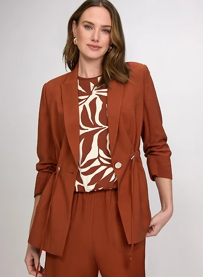 Veste ample à cordon de serrage