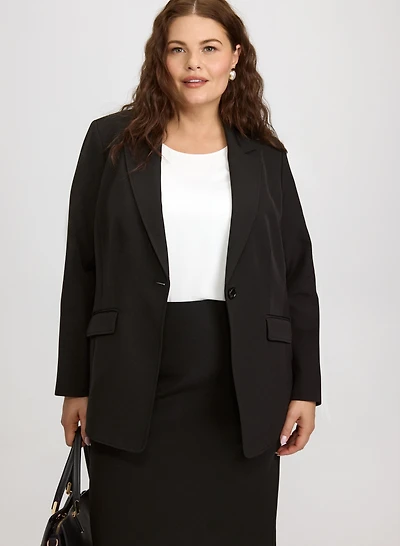 Notched Lapel Suiting Jacket