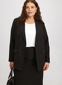 Notched Lapel Suiting Jacket