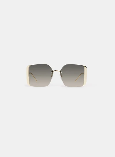 Lunettes de soleil à forme carrée