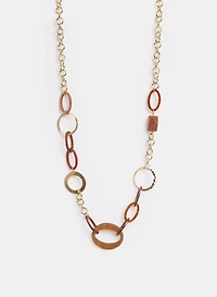 Resin Link Necklace