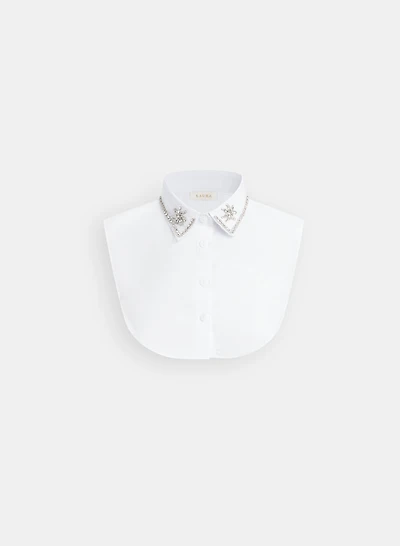 Stone Embellished Dickie Collar