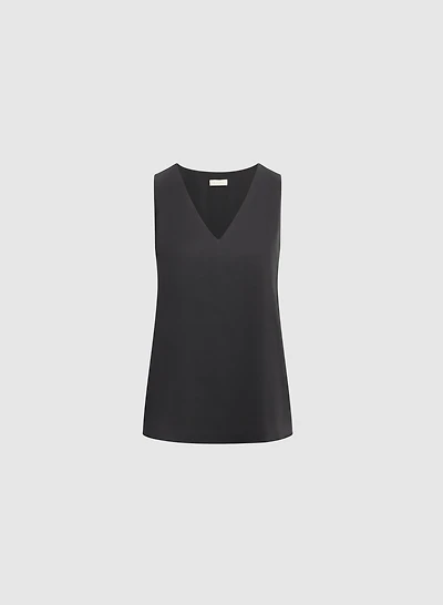 Satin Sleeveless Blouse