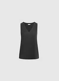 Satin Sleeveless Blouse