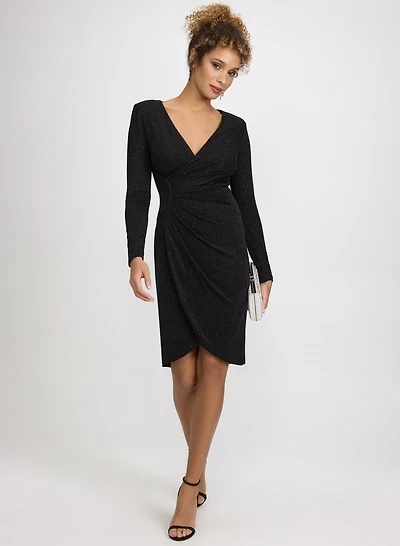 Robe cache-coeur scintillante