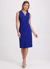 Metal Bar Embellished Dress
