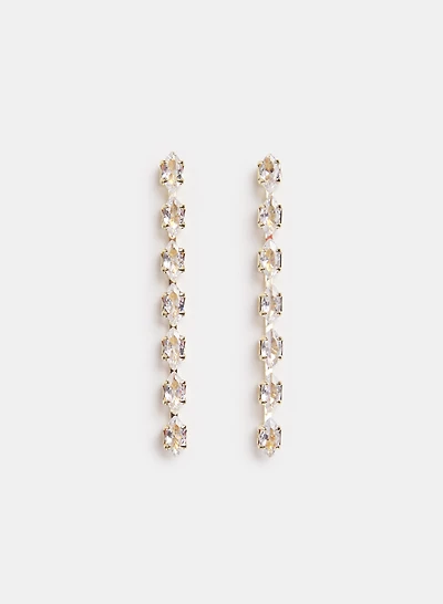 Cubic Zirconia Drop Earrings