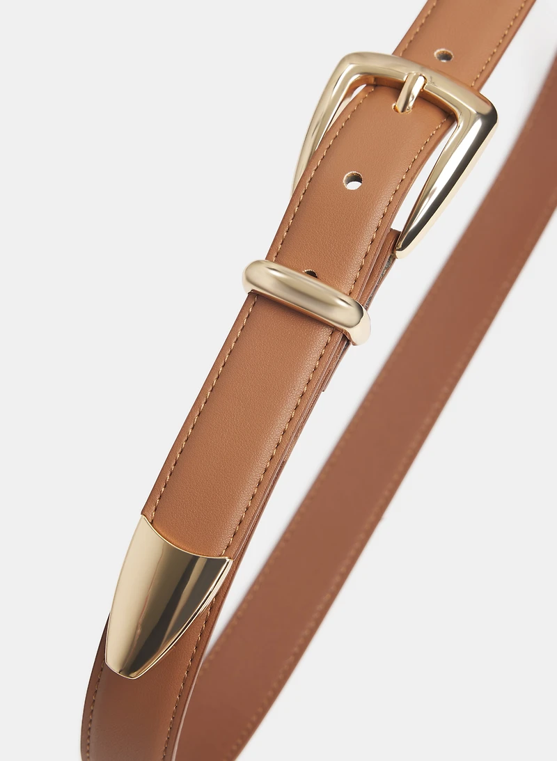 Ceinture en cuir végane