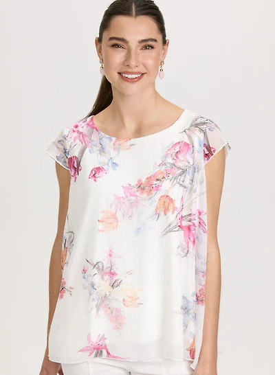Floral Chiffon Blouse