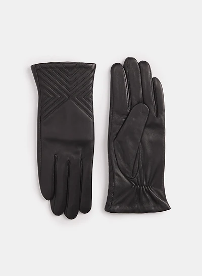 Embossed Sheepskin Gloves