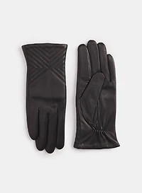 Embossed Sheepskin Gloves