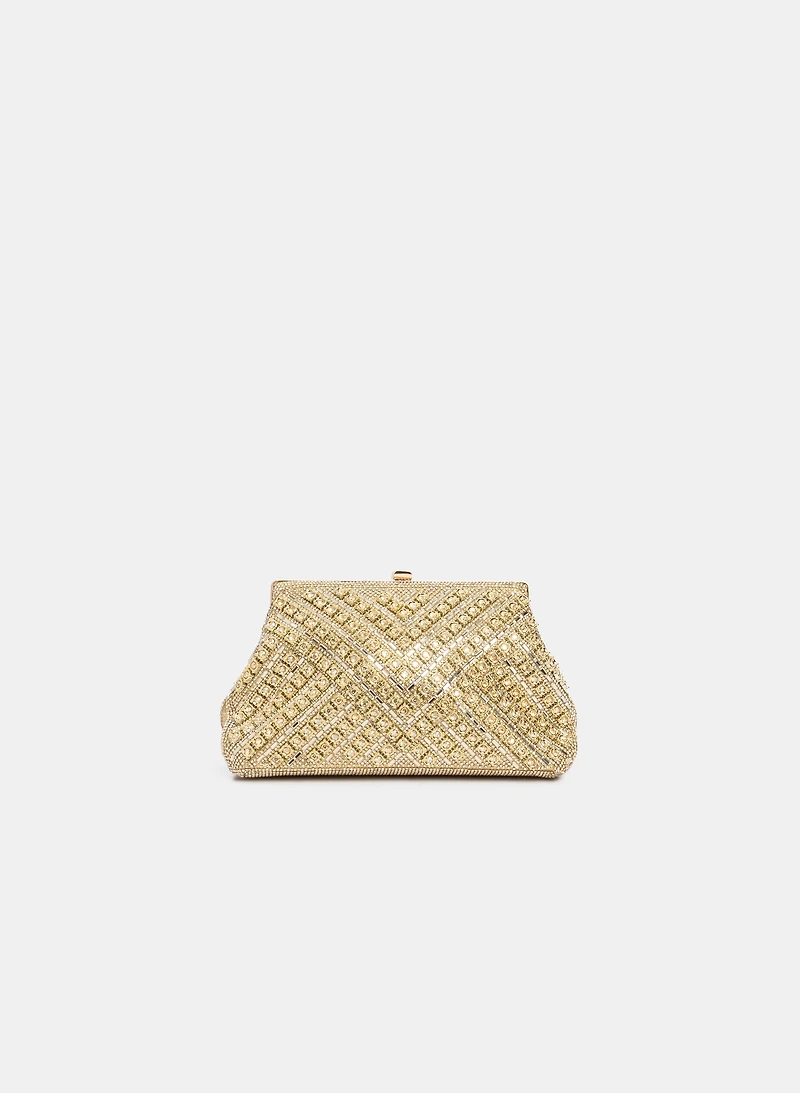 Crystal Baguette Clutch