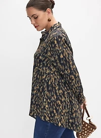 Blouse à motif abstrait