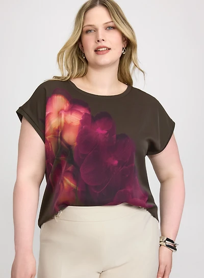 Floral Front Top