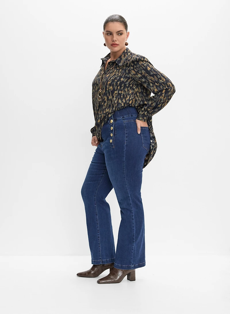 Jean détail à boutons