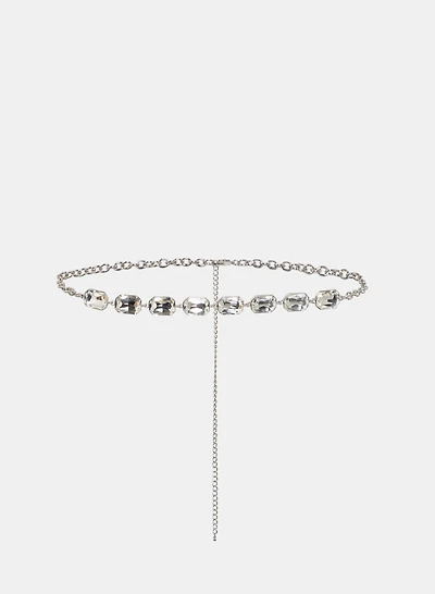 Ceinture en chaîne à pierres