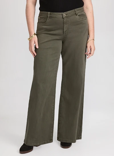 Joseph Ribkoff - Wide-Leg Jeans