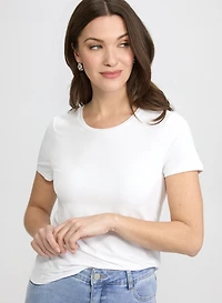 T-shirt en mélange de coton