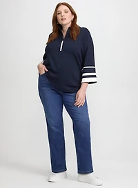 Half-Zip Scuba Top & Half-Zip Scuba Top