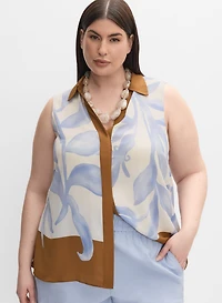 Melanie Lyne - Blouse florale sans manches