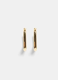 Boucles d'oreilles en anneaux rectangulaires