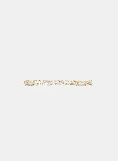 Two-Row Crystal Bracelet