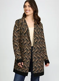 Cardigan en mélange de laine
