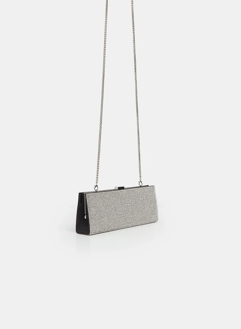 Rhinestone Embellished Clutch