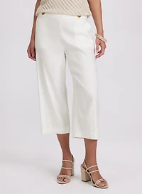 Capri large en mélange de lin