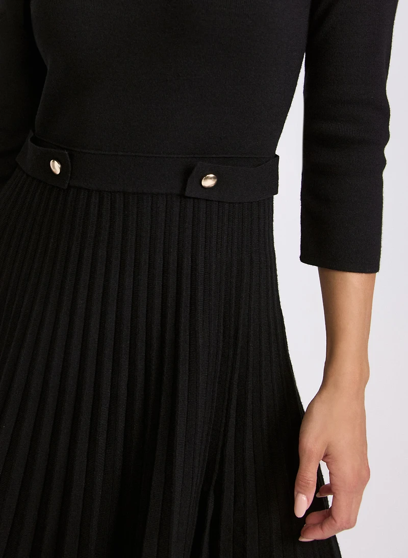 Fit & Flare Knit Dress