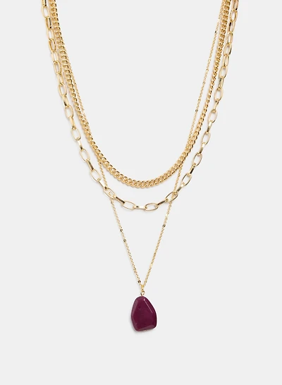Layered Pendant Necklace