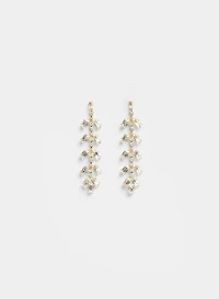 Linear Cubic Zirconia Earrings