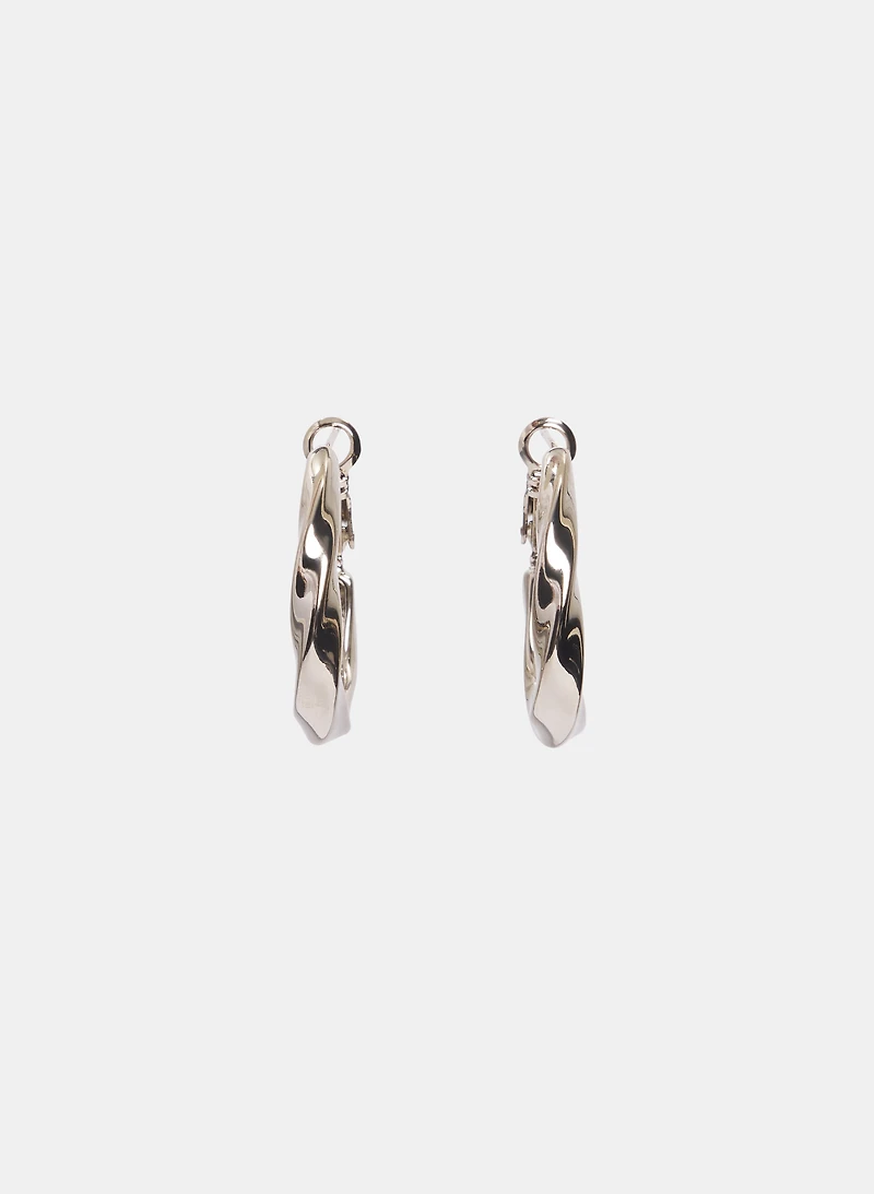 Twisted Hoop Earrings
