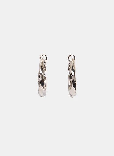 Twisted Hoop Earrings