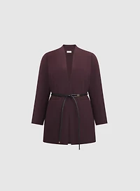 Belted Longline Blazer