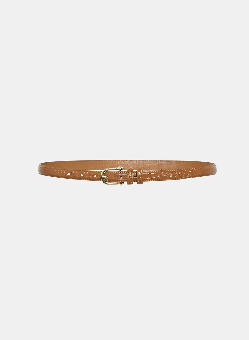Crocodile Embossed Belt