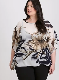 Floral Front Blouse