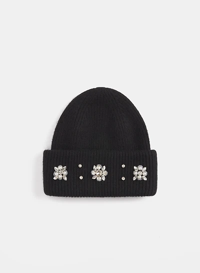 Rhinestone Embellished Tuque