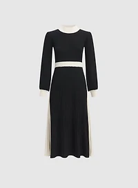 Funnel Neck Sweater Dress