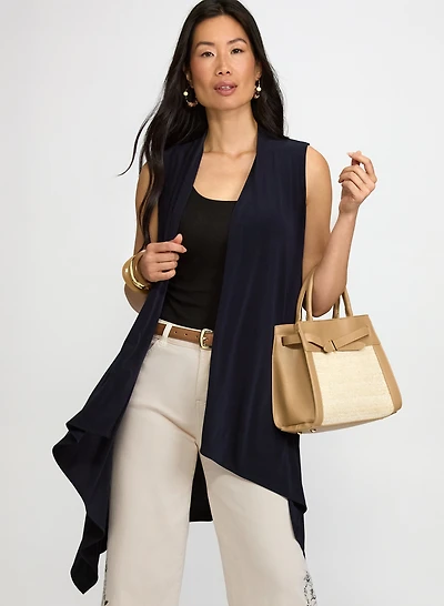 Jersey Open-Front Vest