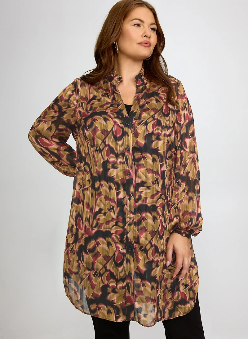 Feather Print Tunic