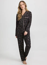 Bow Print Pyjama Set