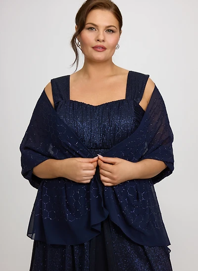 Honeycomb Stone Pattern Shawl