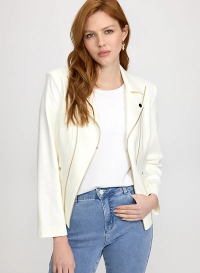 Vex - Veste à fermeture éclair en suédine