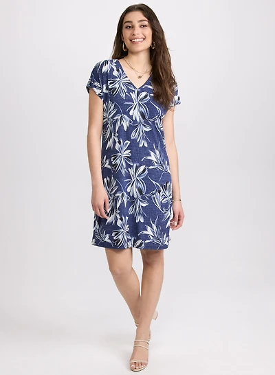 Floral V-Neck Dress
